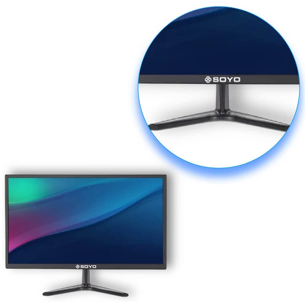 Monitor Soyo Sm215L02 - Wide - Base Fixa - HDMI - VGA image number 2